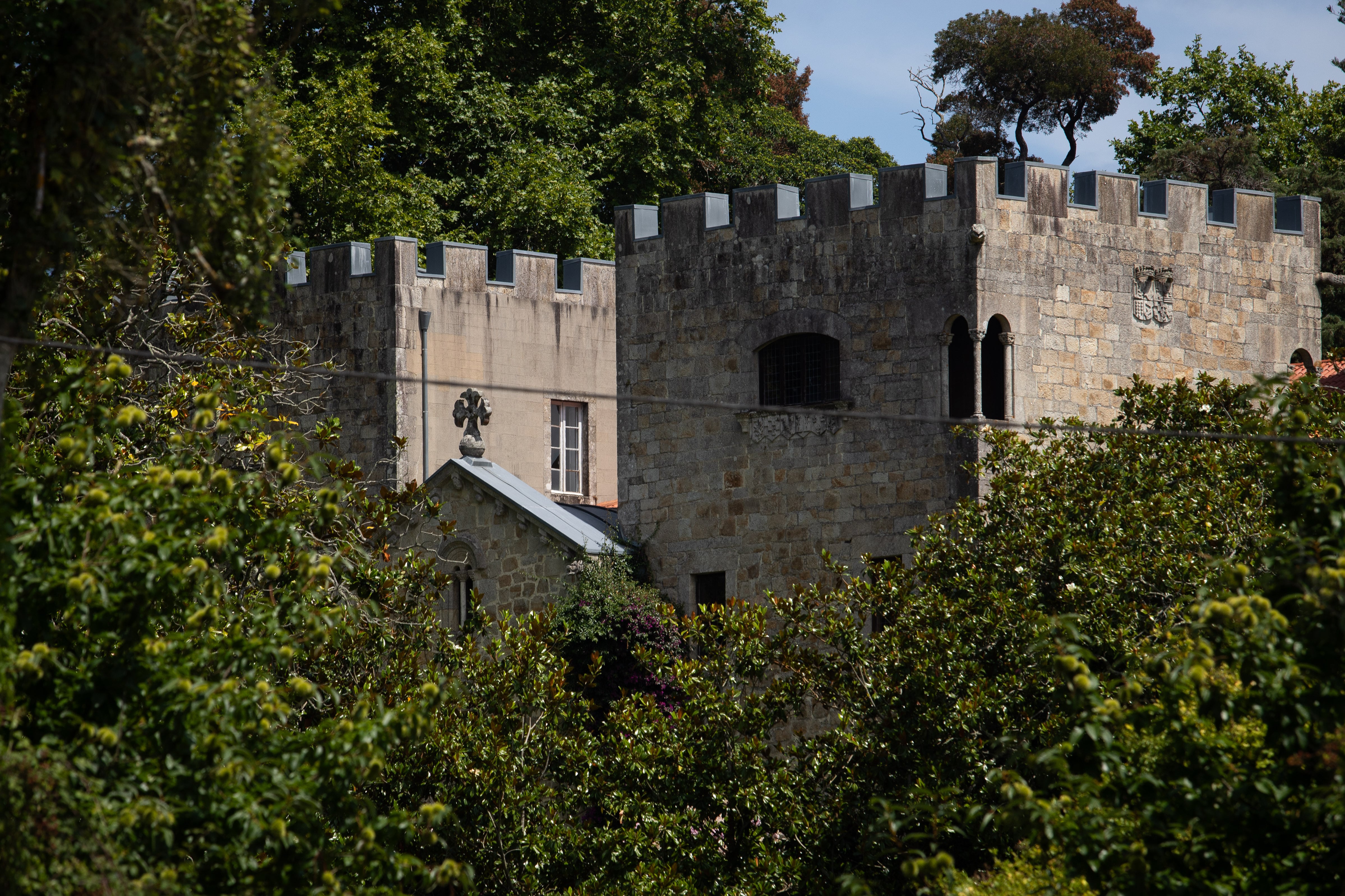 Fachada del Pazo de Meirás. (Adrián Irago/Europa Press)