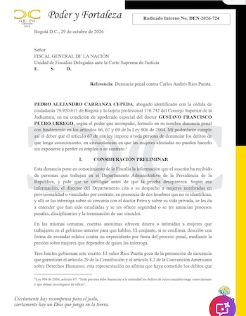 Gustavo Petro y Carlos Ríos Puerta