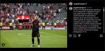 Di María anunció que no