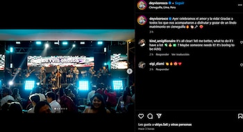 Orosco reapareció en redes y