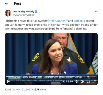 El mensaje de la fiscal