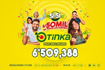 La Tinka: resultados del sorteo
