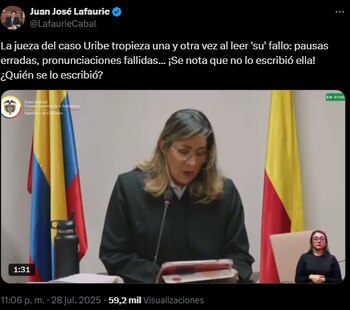 Pronunciamiento de Juan José Lafaurie