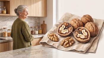Un puñado de nueces al día reduce el potencial inflamatorio de la dieta pasados los 60 años