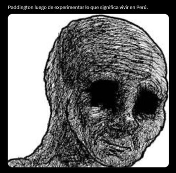 Memes sobre Paddington en Perú.