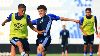 El avión de la selección