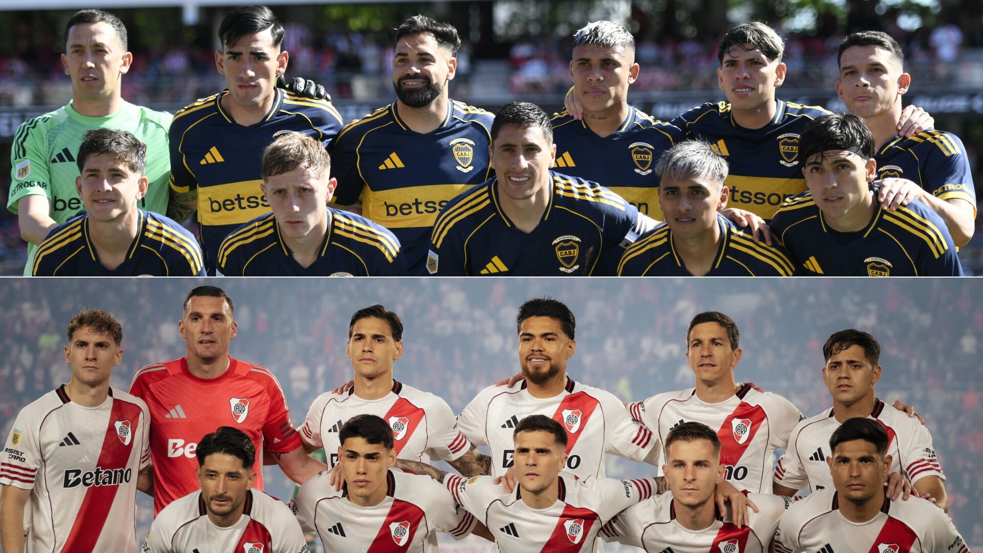 Boca llega como segundo de la Tabla Anual y River se ubica tercero (Fotobaires)