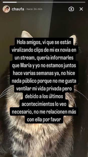 'Chaufa' anunció el fin de