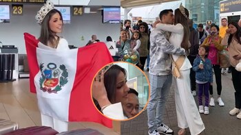 Luciana Fuster partió rumbo a