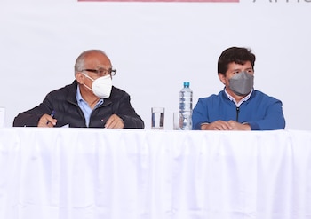 Aníbal Torres y Pedro Castillo