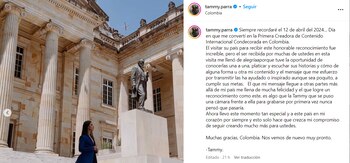 La noticia de que Tammy