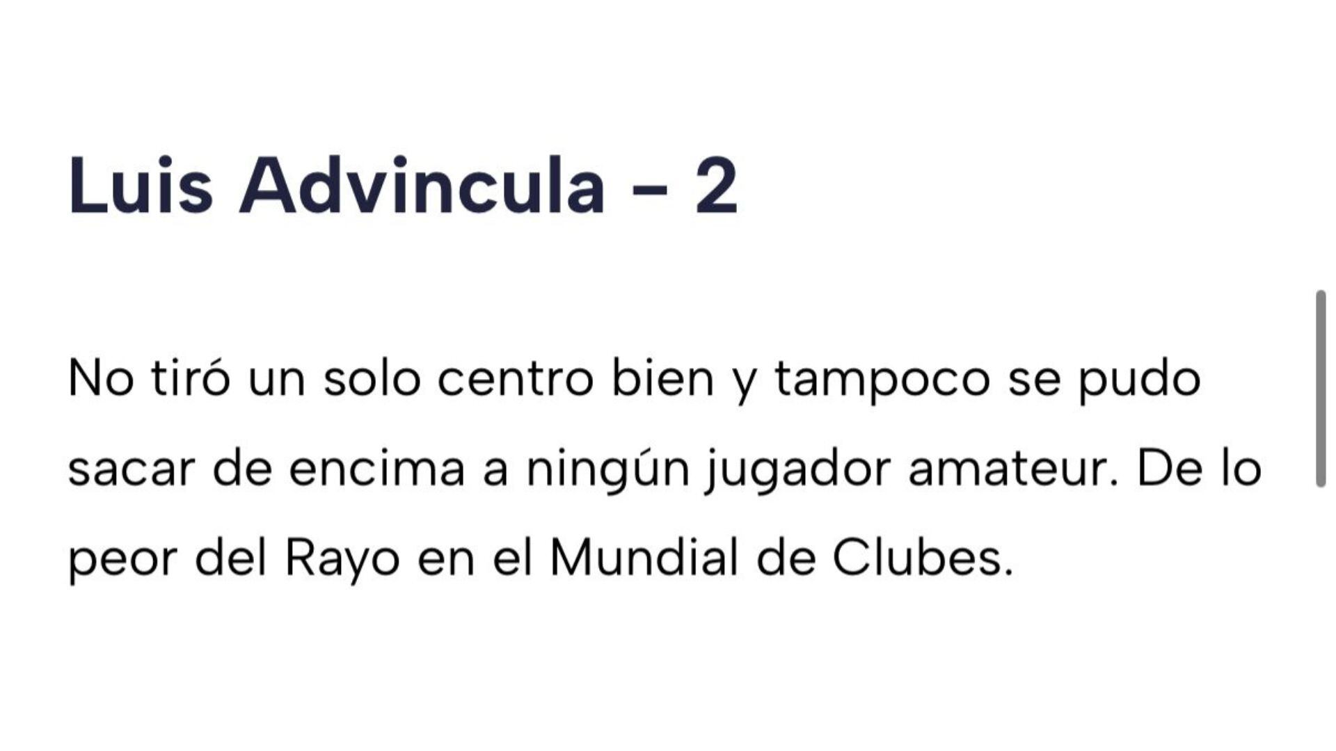 Prensa argentina cuestionó a Luis Advíncula tras eliminación de Boca Juniors del Mundial de Clubes 2025.