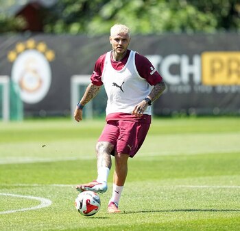 El delantero argentino se recupera