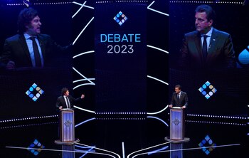 Los dos candidatos estuvieron alineados