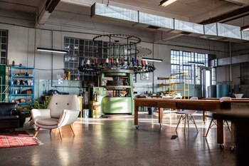 Uno de los espacios usados