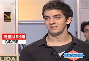 David Broncano en 'Metro a Metro' (Telemadrid/Youtube)