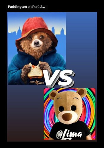 Memes sobre Paddington en Perú.