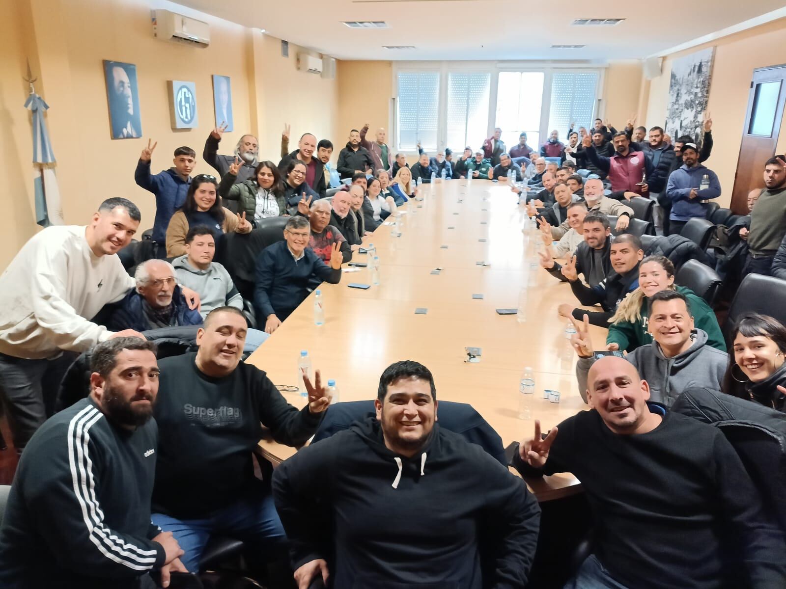 Reunión de la UTEP con los secretarios de organización de todos los gremios de CGT de cara a la jornada del 7 de agosto por Paz, Pan, Tierra, Techo y Trabajo