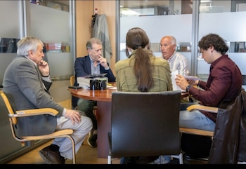 Representantes del Sindicato Reformista de