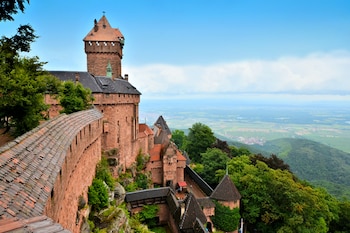 El castillo de Haut-Koenigsbourg, construido