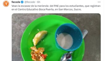 Fecode mostró la alimentación que
