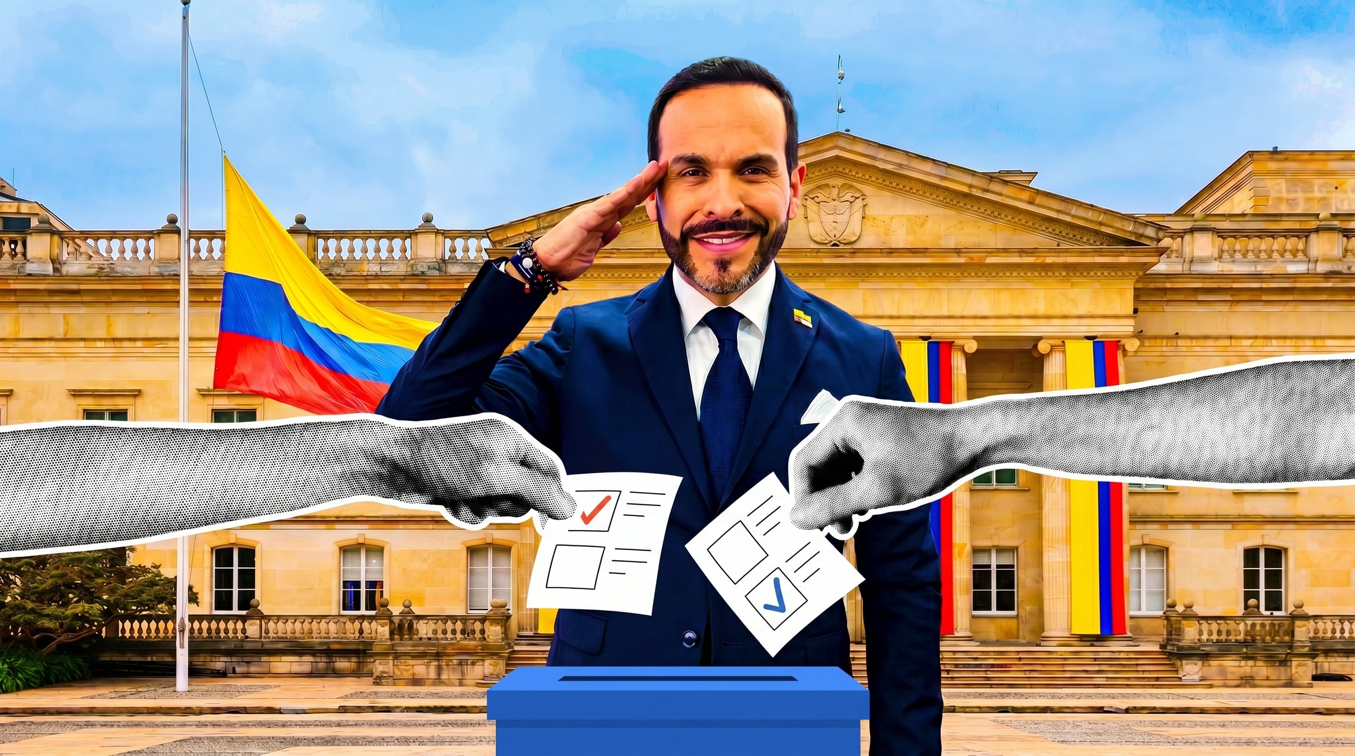 Abelardo de la Espriella disputará la segunda vuelta de las elecciones presidenciales del 21 de junio de 2026- crédito Visuales IA