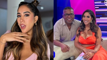 Melissa Paredes apareció como conductora