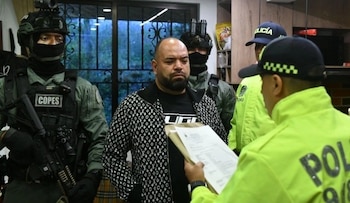 La investigación señaló que alias Rottweiler trasladó a Santa Elena el centro de operaciones desde donde coordinaba extorsiones, desplazamientos y ocupación ilegal de predios - crédito Policía Metropolitana del Valle del Aburrá