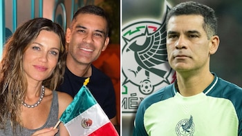 La actriz acompañó con orgullo el nuevo capítulo profesional de su esposo y confió en que tendrá una buena presentación al frente del Tricolor.