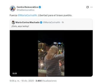 El partido Centro Democrático, liderado