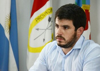 Leonel Chiarella, intendente de Venado