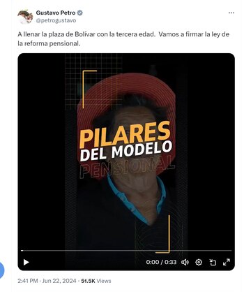 Gustavo Petro invitó a los