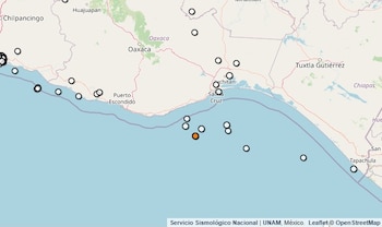 Temblor reportado en Oaxaca. (SSN)
