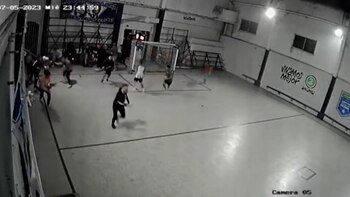 El momento en que entraron