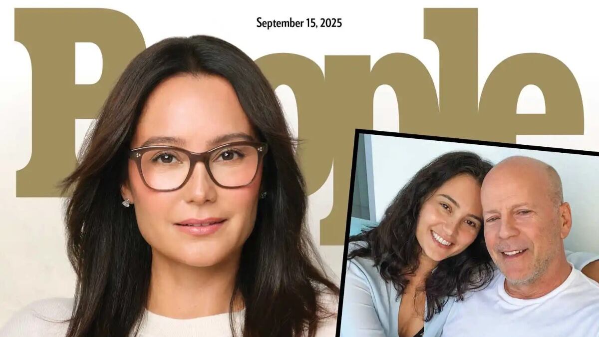 Emma Heming sobre la enfermedad de Bruce Willis, en exclusiva con la revista People (Portada de People)