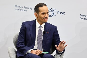 El primer ministro catarí, Mohamed