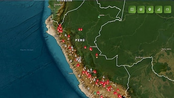 La cifra de incendios forestales en Perú subió hoy a más de 50 y ya son 14 regiones afectadas, según Serfor