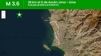 Sismo cerca a Ancón