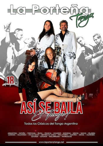29/10/2026 Zaragoza.- El grupo argentino La Porteña Tango llega este domingo al Teatro de las Esquinas.
El grupo argentino La Porteña Tango llega este domingo, 1 de noviembre, al Teatro de las Esquinas de Zaragoza, con su propuesta 'Así se baila el Tango', un homenaje vibrante y emotivo a los grandes clásicos del género.
CULTURA
TEATRO DE LAS ESQUINAS