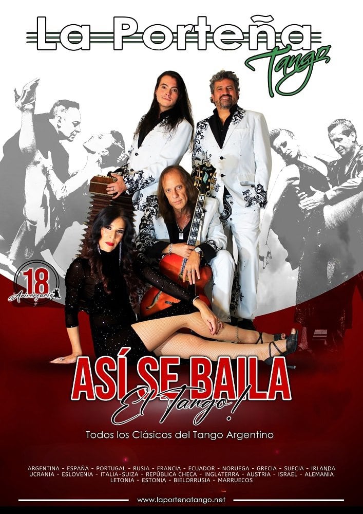El grupo argentino La Porteña Tango llega este domingo al Teatro de las Esquinas