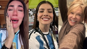 El festejo de los famosos por el triunfo de Argentina sobre Inglaterra: llanto, euforia y postales de la fiesta