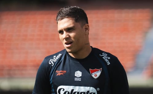 Juan Fernando Quintero en su primer entrenamiento con el Deportivo Independiente Medellín, el equipo de sus amores - crédito DIM