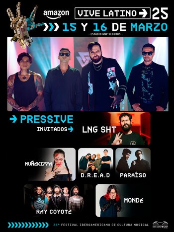 Pressive tendrá invitados en el