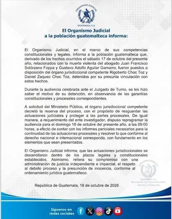 El ataque armado en el complejo deportivo Campo Marte provocó la muerte del exfiscal Juan Francisco Solórzano Foppa y de Gustavo Adolfo Aguilar Gamarro.