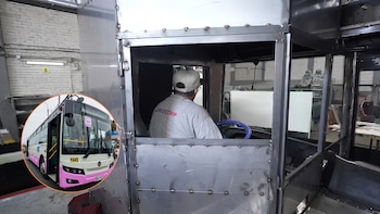 ¿Buses o tanques? Transporte público en Perú se protege con cabinas blindadas y vidrios antibalas ante avance de la extorsión