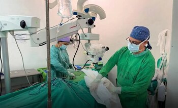 El plan quirúrgico realizado en San Felipe permitirá practicar 300 cirugías oftalmológicas en solo cinco días, triplicando la capacidad habitual del hospital. (Foto: Destacada)