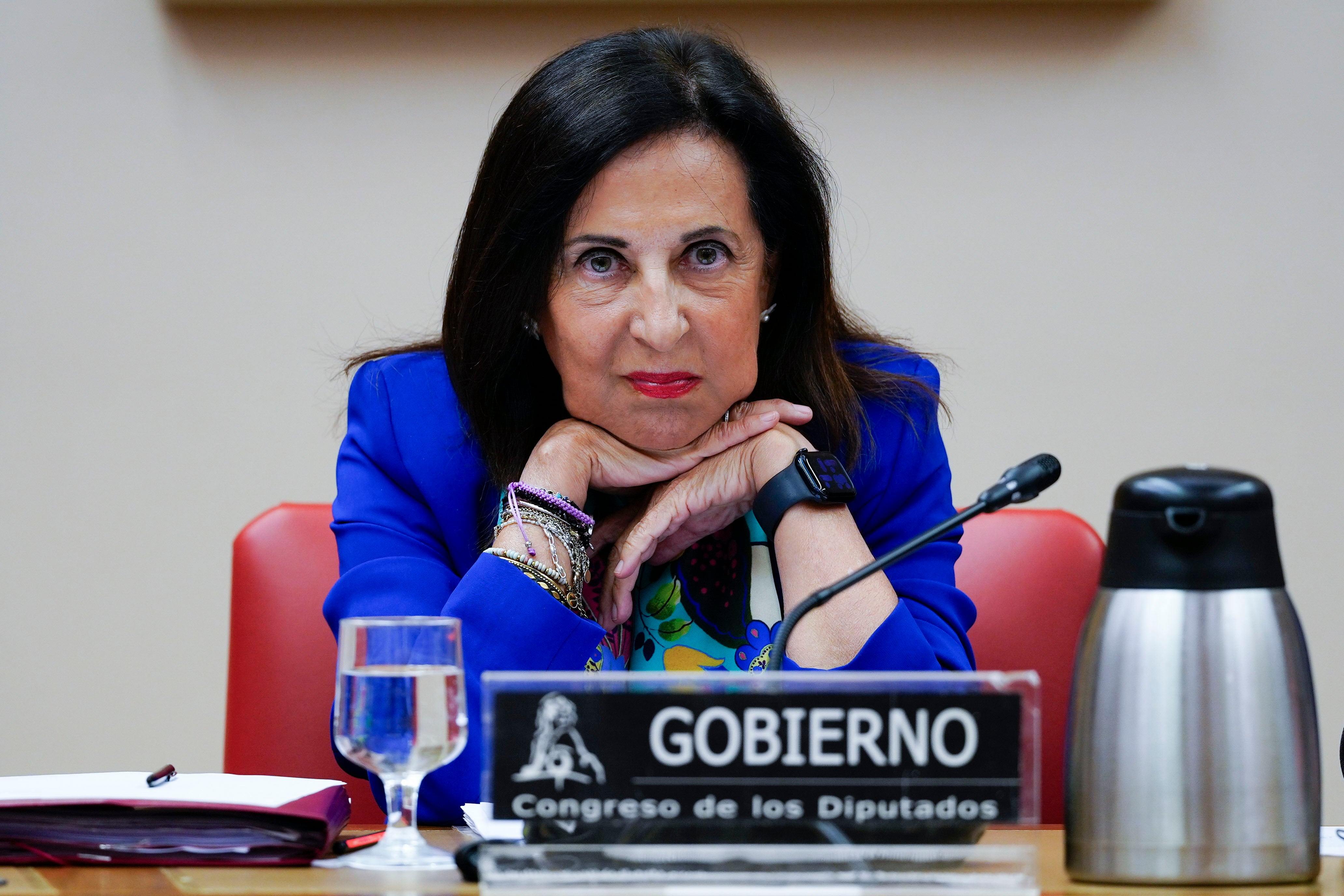 La titular de Defensa, Margarita Robles: (EFE/ Borja Sánchez-Trillo)