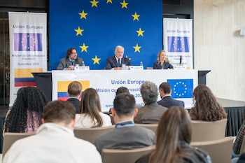 El informe final de la MOE UE sobre Colombia incluyó 15 recomendaciones para actualizar una legislación electoral que no responde a los cambios tecnológicos ni a la distribución actual de la población - crédito MOE