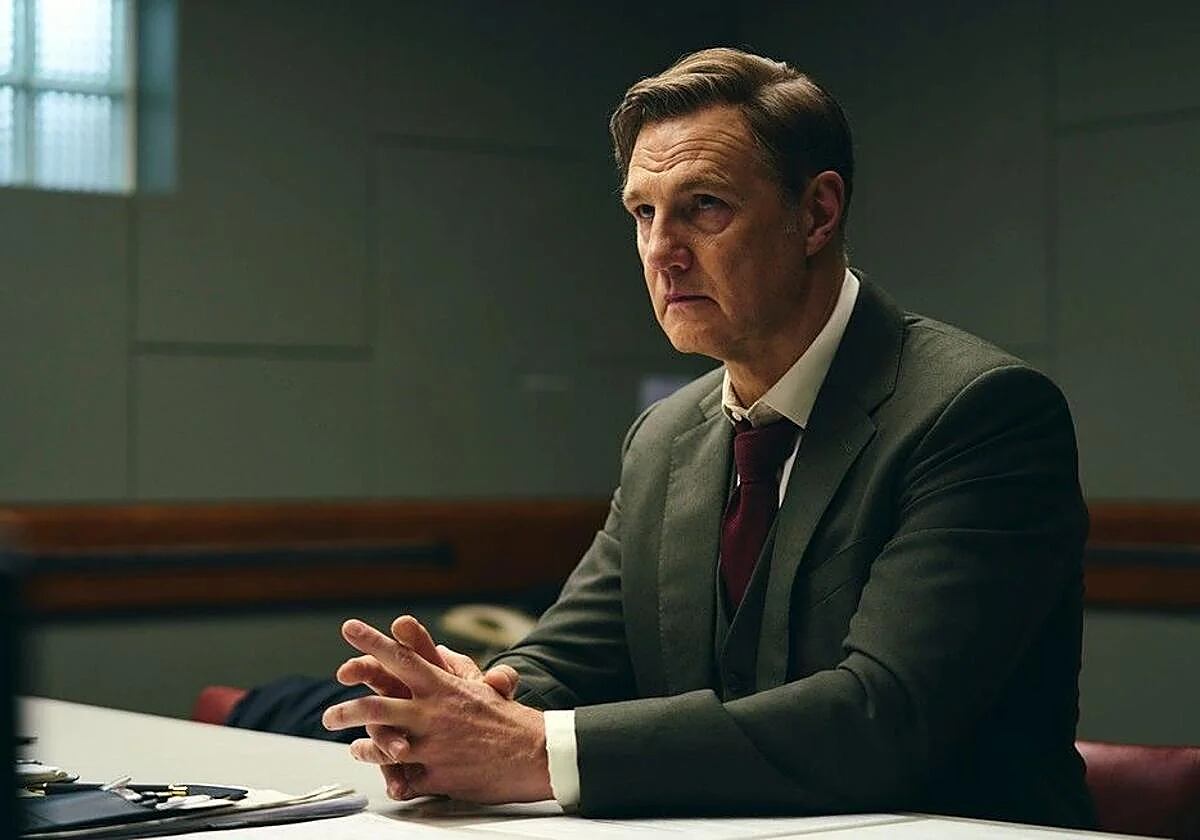 David Morrissey en la serie 'Gone', donde es sospechoso de la desaparición de su mujer (Filmin)
