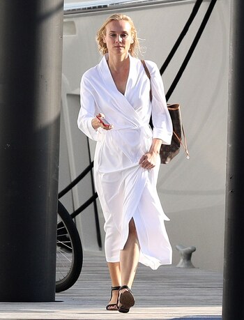 Día de trabajo. Diane Kruger